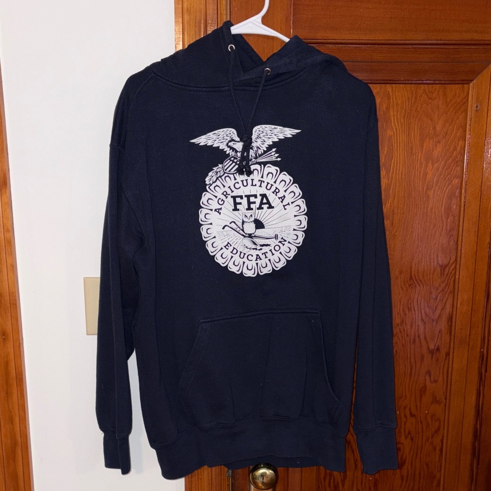 FFA Navy Hoodie with White Emblem